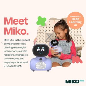 หุ่นยนต์ Miko Mini AI สำหรับเด็ก พร้อม Miko Max 30 วัน, การเรียนรู้แบบ STEAM, เกมส์, การเต้น และการร้องเพลง - Product Image 5