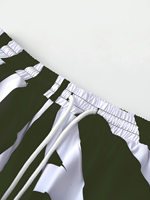 Conjunto de Playa Ligero para Hombre, Estilo Coreano, Conjunto de Verano con Camisa Texturizada y Pantalones Cortos