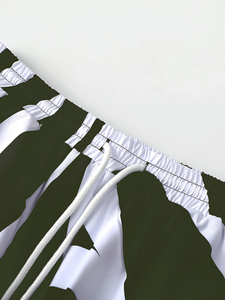 Conjunto de Playa Ligero para Hombre, Estilo Coreano, Conjunto de Verano con Camisa Texturizada y Pantalones Cortos - Product Image 6