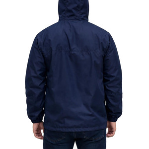 Custom Men's Rain <b>Jacket</b> Waterproof Wind Resistant Outerwear <b>With</b> Adjustable Hood Men's Outdoor Durable Water Rain <b>Jacket</b> - Product Image 5