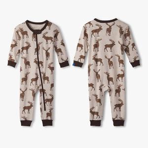 Nouvel arrivage Combinaison à manches longues et fermeture éclair pour petite fille, motif doré, vente en gros, vêtements de boutique pour enfants, prix d'usine, combinaison à précommander - Product Image 6