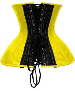 คอร์เซ็ตของผู้หญิงวินเทจชุดกระชับสัดส่วนเซ็กซี่แบบโอเวอร์บัสท์คอร์เซ็ทหนังระบายอากาศทันสมัยสำหรับขนาดใหญ่พิเศษ - Product Image 3