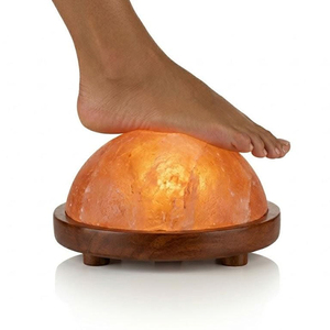 Himalayan Crystal Salt Dome Therapy Lamp for <b>Foot</b> and Hand Care Natural Heat Activated Detox <b>Massager</b> Deep Tissue Relaxation - Product Image 5