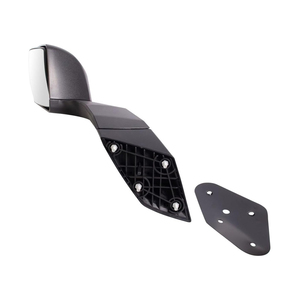 Nouveau rétroviseur WTP pour <span class=keywords><strong>semi</strong></span>-remorque, 4 trous de fixation, noir texturé, manuel, transparent, incurvé, étanche, base VNL en plastique 82299364 82334903 - Product Image 5