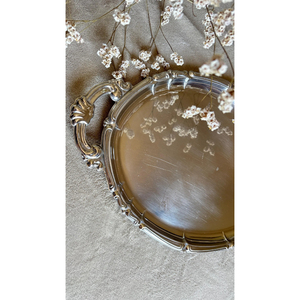 Top Luxury Modern Art <b>Gold</b> <b>Serving</b> <b>Tray</b> Super High Quality Metal Decorative <b>Serving</b> Platter for Dining Table Accessories Supply - Product Image 4