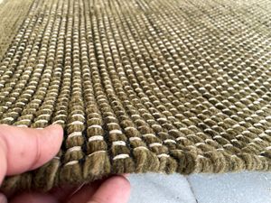 AISHA FABS DROPS Modern Design Large Lightweight Reversible Non-Slip WOOL <b>Rug</b> Set Indian Handmade <b>Flat</b> Weave Dhurry Area <b>Rugs</b> - Product Image 1