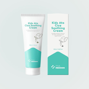 Cuidado de la Piel Coreano K-Beauty, Crema Calmante Ato Cica para Niños Paul Medison 100ml, Hecho en Corea, Loción Corporal, Ofertas Relámpago - Product Image 1