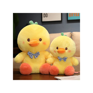 Linda Almohada de Peluche de Pato Amarillo de 31cm-50cm, Relleno Suave de Algodón PP, Unisex para Niños - Product Image 3
