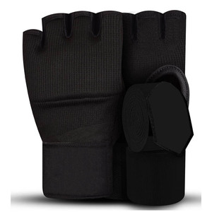 Gants de boxe respirants à coussinets en gel, style Quick Wrap, avec support de poignet, taille personnalisée - Product Image 1