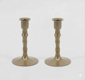 Candelabro Nórdico de Hierro sin Llama, Hecho a Mano, Decoración Navideña y de Pascua para el Hogar, Diseños Geométricos Minimalistas, Textura Elegante - Product Image 2