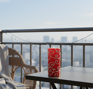 Vela de Cera de Soja Roja en Relieve, Ecológica, Orgánica, Hecha a Mano, para Decoración Festiva del Hogar, Halloween, Pascua, Navidad - Product Image 2