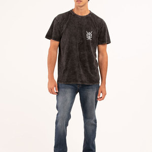 Camiseta de Moda Estampada 100% Algodón para Hombre, Lavado Ácido, Cuello Redondo, Corte Holgado, Alta Calidad - Product Image 6