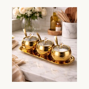 Juego de Cajas Metálicas para Frutos Secos, Elegante y Novedoso, Juego de Cajas Premium Personalizadas para Servir Alimentos con Tapa, para Empaque de Regalos de Lujo - Product Image 6