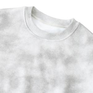 เสื้อสเวตเชิ้ตคอกลมผู้ชายคุณภาพสูง ลายย้อมสีแบบแอซิดวอช ดีไซน์โดดเด่น พิมพ์ลายดิจิทัล สำหรับฤดูหนาว มีไซส์พลัส - Product Image 3