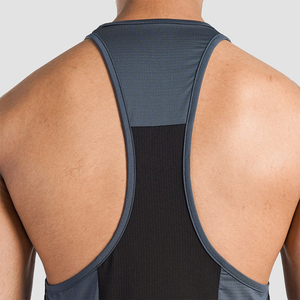 Camiseta Deportiva Personalizada para Hombre, Sin Mangas, para Gimnasio, Ejercicio, Fitness, de Secado Rápido, Mezcla de Spandex/Poliéster - Product Image 5