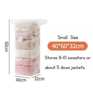 Bolsa de Almacenamiento al Vacío para Viaje, Sin Necesidad de Bomba, Organizador de Ropa, Sellador al Vacío - Product Image 2