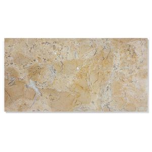 Piastrelle in Marmo Naturale Giallo Beige 12*24, Finitura Levigata per Pavimenti e Pareti, Materiale in Pietra Premium - Product Image 1