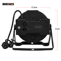 SHEHDS 7x12W RGBW 4 en 1 Par LED DMX Luz de Escenario para DJ, Bodas, Fiestas y Eventos