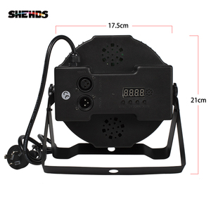SHEHDS 7X12W RGBW 4in1 Par Led DMX Stage Light for DJ Wedding Party Event - Product Image 2