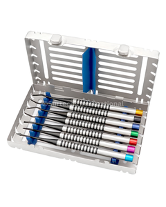 Kit de chirurgie d'implant dentaire Surtehs, 5 pièces, ensemble d'instruments manuels à hexagone interne pour poinçonnage tissulaire - Product Image 4