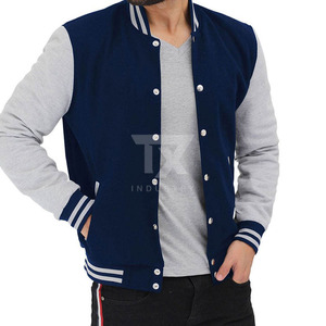 Veste en molleton pour homme avec logo personnalisé, style vintage, thème baseball, style Letterman, grande taille, décontractée, respirante, coupe-vent, en laine tricotée - Product Image 3