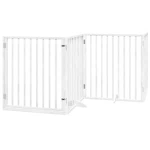 Juego de 4 Corrales Plegables para Perros de Madera de Álamo Blanco para Uso Doméstico - Product Image 2