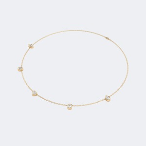 Collier en diamant cultivé en laboratoire de 1,50 CTW, coupe brillante multi-formes, pour femmes, en argent sterling 925, couleur E F, qualité VS VVS, bijou de luxe, cadeau - Product Image 6