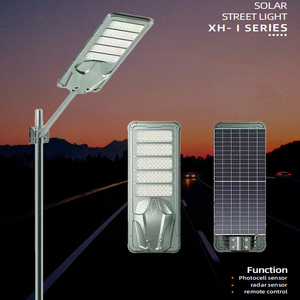 Lampe <span class=keywords><strong>solaire</strong></span> professionnelle pour éclairage public extérieur, détecteur de mouvement intelligent, étanche IP65, 100W 200W 300W 400W 500W LED - Product Image 1