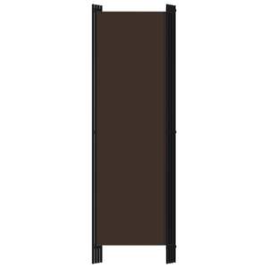 Divisorio marrone a 4 pannelli 78.7 "x 70.9" eleganti schermi e divisori per l'home Office o spazio abitativo - Product Image 4