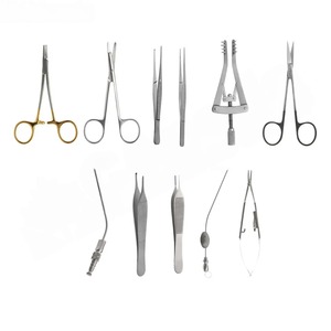 Farhan Products & Co Ensemble d'instruments ORL en acier inoxydable de base, 10 pièces, réutilisables et stérilisables, certifiés ISO/CE - Product Image 1