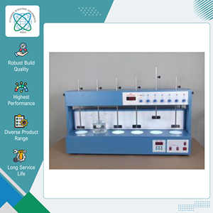 Floculador Digital de Acero Suave con Recubrimiento en Polvo, Fabricado en India, Calidad Superior, con Velocidad de 25 a 200 RPM, a un Precio de Mercado Atractivo - Product Image 6