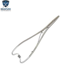 Porte-aiguille Mathieu professionnel 15cm 17cm avec poignée à ressort à verrouillage à cliquet, instruments chirurgicaux - Product Image 1