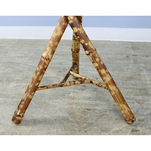 Handcrafted Bamboo Tripod Side <b>Table</b> | Natural Wood Accent <b>Table</b> Wholesale - Product Image 4