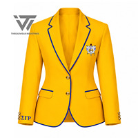 Blazer habillé brodé pour femme, style grec Sigma Gamma Rho, à simple boutonnage, idéal pour les occasions formelles et professionnelles - Vente en gros