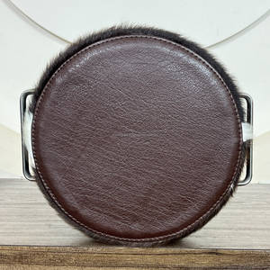 Handmade Western Tooled Leather Cowhide Serving Tray with Sunflower Floral Design and Metal Handles for Home Decor & Gifts - Product Image 6