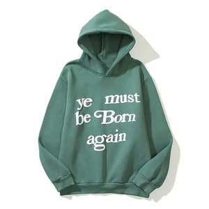 <b>Men's</b> Solid Color Luxury Unisex Cotton Puff Hoodies Custom Design,Custom 3D Puff Print Hoodie Manufacturer Custom - Product Image 5