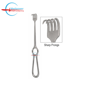 Instrumentos Médicos de Alta Calidad, Retractor Volkmann de Acero Inoxidable, 4 Puntas Afiladas, Ganchos Quirúrgicos para Piel, Instrumento para Tejidos - Product Image 1
