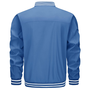 2026 New Custom Men's Letterman Cotton Bomber Jacket High Quality Embroidered Patchwork <b>Canvas</b> Plus Size Streetwear for Winter - Product Image 2