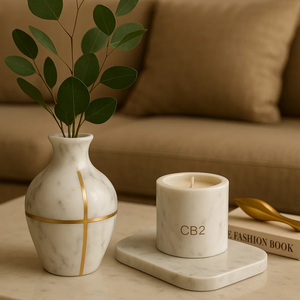 Vase à fleurs en céramique de luxe, style antique, artisanal et écologique, élégant et moderne, pour la décoration intérieure - Product Image 1