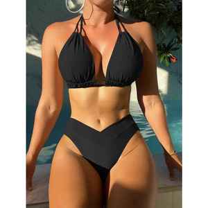 Bikini Personalizado 2026, Traje de Baño de Alta Calidad con Tela Transpirable y Estampado Sexy, Conjunto de Bikini para Mujer - Product Image 1