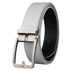 Cinturones de Cuero Genuino de Vaca Personalizados para Hombre, Hebilla Automática de Alta Calidad - Product Image 1