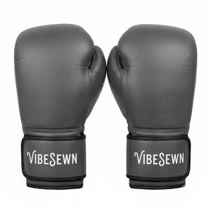 Gants de boxe en cuir personnalisés de qualité supérieure en gros OEM |   Gants de sparring réglables à fermeture auto-agrippante |   Équipement d'entraînement avec logo personnalisé - Product Image 3