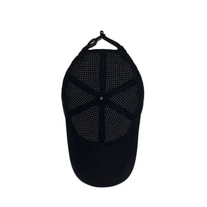 Casquette de baseball unisexe Econex Sports à 6 panneaux en sergé et maille, respirante, réglable, couleur unie, sportive, décontractée, 100 % polyester - Product Image 5