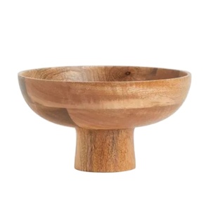 Frutero de Madera Hecho a Mano, Decorativo Natural, Pulido, Diseño Clásico Moderno, Tamaño Personalizable, Todos los Colores Disponibles - Product Image 1