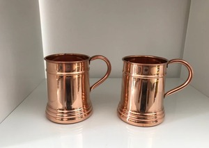 Metal Copper <b>Mug</b> <b>Set</b> Best Seller Drinking Pure Copper <b>mug</b> Modern Business Gift Hand Grip Insulated Tumbler - Product Image 2