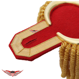 KEW - Hilo de Mylar Bordado con Hilo de Alambre Trenzado, Ecológico, Vintage, Personalizable, Color Rojo Dorado, Accesorio Elegante - Product Image 3