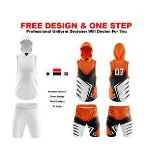 ชุดฟุตบอลซับลิเมชั่น 7V7 สำหรับผู้ชาย ชุดแข่งแบบกำหนดเอง เสื้อและกางเกงรัดรูป ระบายอากาศ แห้งเร็ว ผลิตจากโพลีเอสเตอร์ 100% พร้อมลายพิมพ์ - Product Image 4