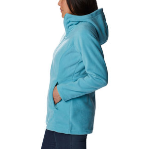 Veste polaire zippée intégrale pour femme, col montant, chaude, coupe ajustée, décontractée, pour l'extérieur, sweat-shirt d'hiver, sweat à capuche thermique pour femme - Product Image 4