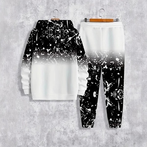 Hoodie with Custom Embroidered Logo Lined Loose Fit Autumn Men's Sweatshirt & <b>Sweater</b> <b>Set</b> - Product Image 4