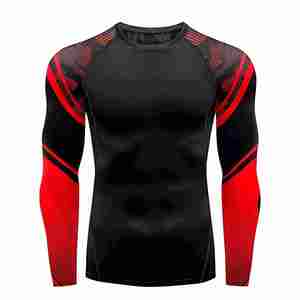 เสื้อแรชการ์ดแขนยาวพิมพ์ลายแบบรีดร้อน ระบายอากาศ แห้งเร็ว น้ำหนักเบา รุ่นใหม่ล่าสุด สำหรับผู้ชาย สำหรับว่ายน้ำ - Product Image 2